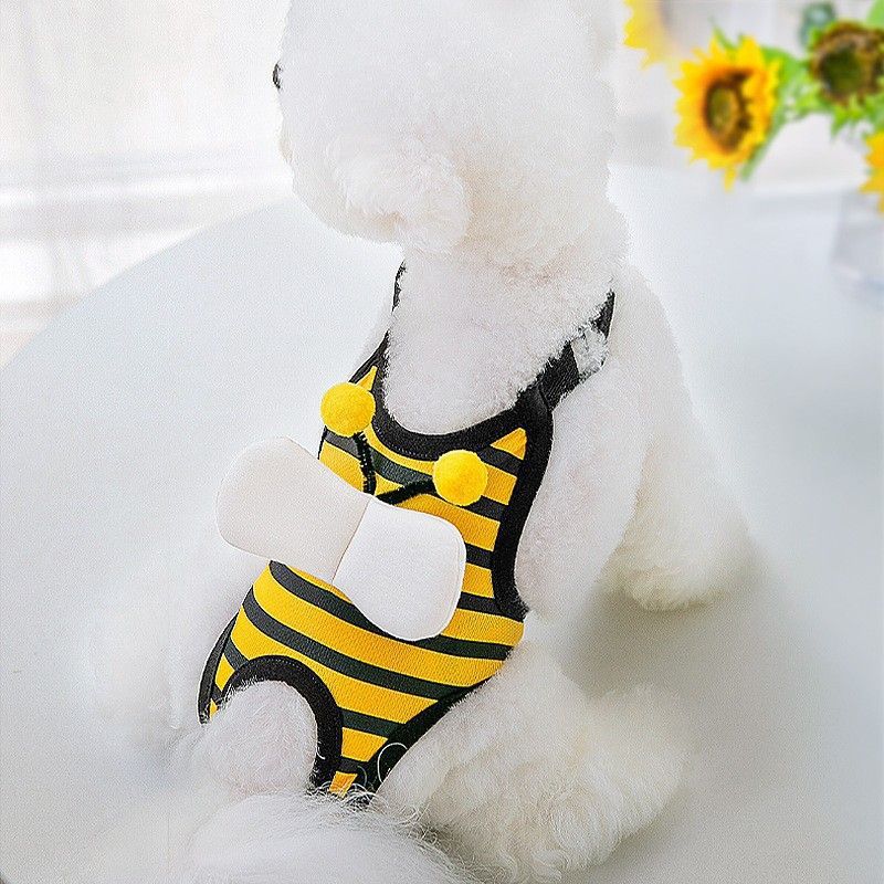 Bee-Themed Dog Harness