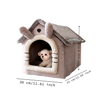 Cozy indoor doghouse for small pets
Soft and stylish doghouse with plush interior
Dog resting in a cozy indoor doghouse
Comfortable and portable doghouse for home use