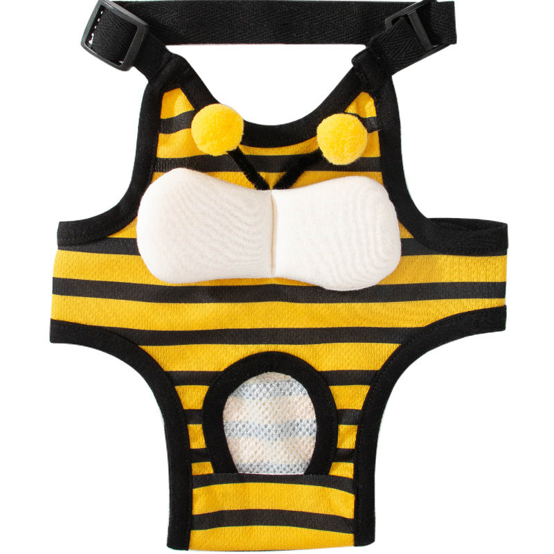 Bee-Themed Dog Harness