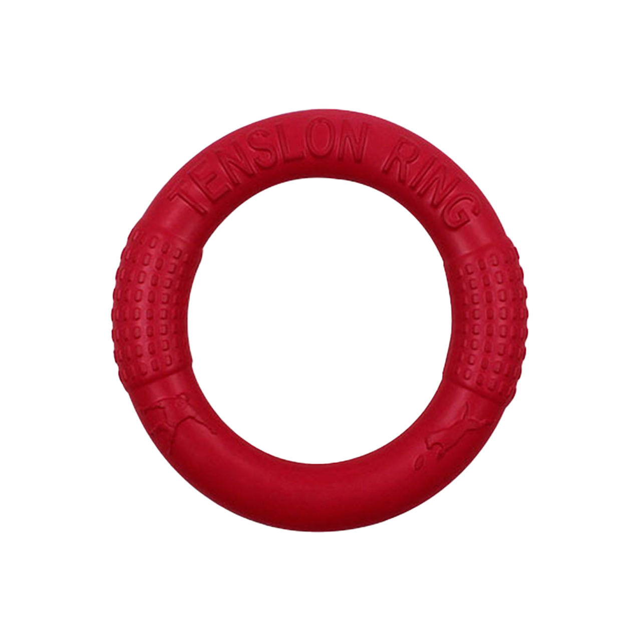 Dog playing fetch with a training ring
Durable rubber training ring for dogs
Close-up of interactive training ring toy
Dog enjoying tug-of-war with a training ring